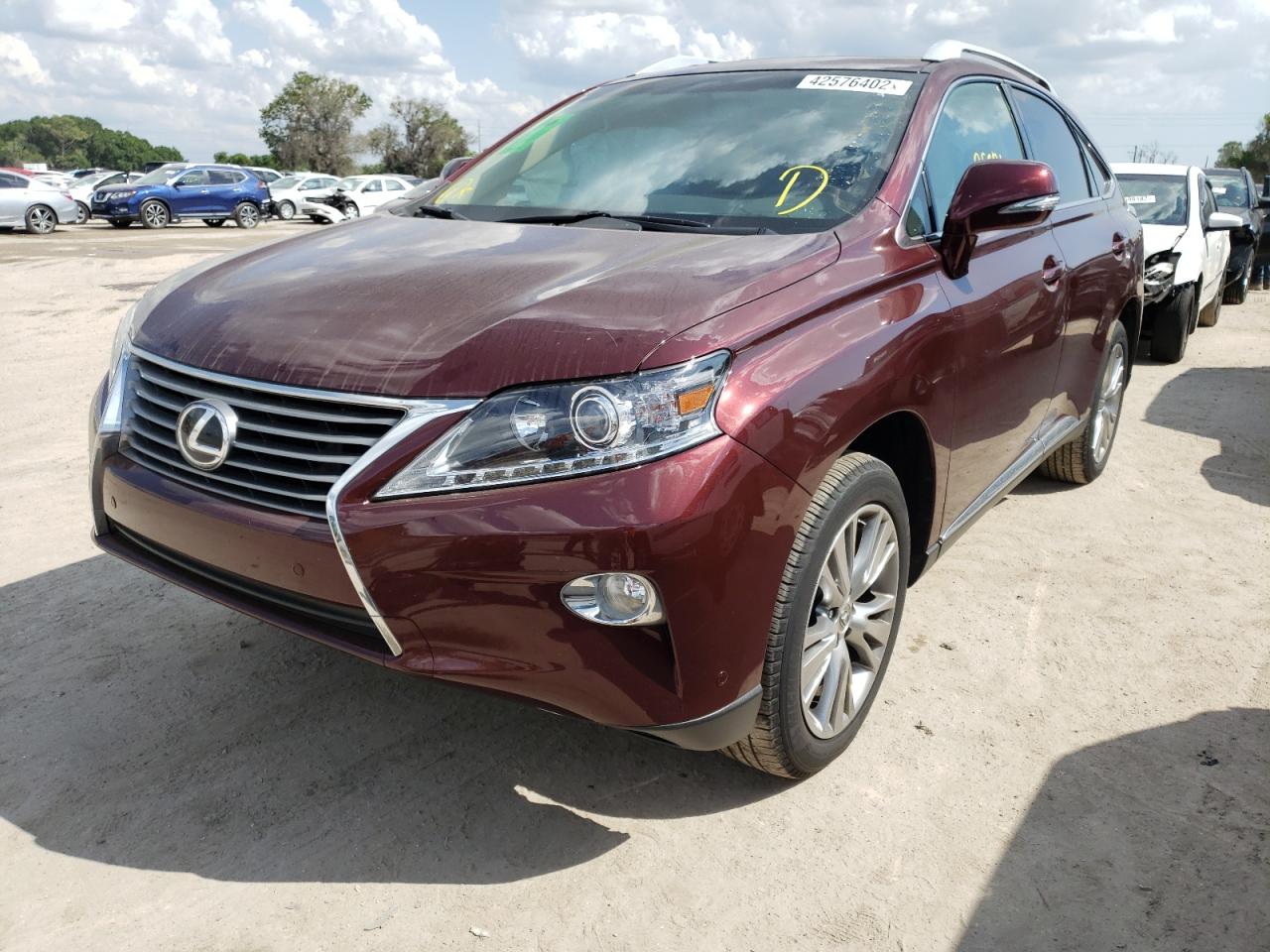 Photo 2 from auction – 2014 LEXUS RX 350 with VIN 2T2ZK1BA3EC135950