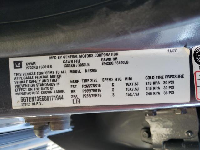 Photo 10 from auction – 2008 HUMMER H3 with VIN 5GTEN13E688171944