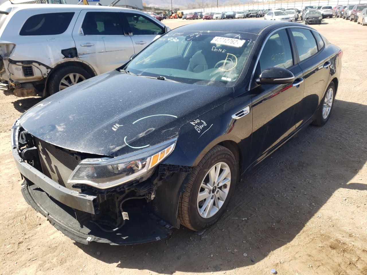 Photo 2 from auction – 2016 KIA OPTIMA LX with VIN 5XXGT4L32GG083832