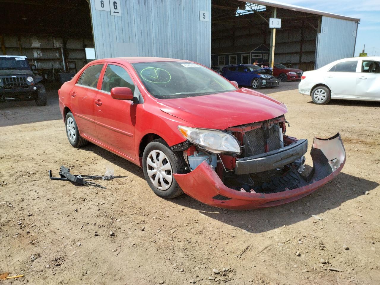TOYOTA COROLLA BA 2010 with VIN 1NXBU4EE2AZ193749 - Photo from auction