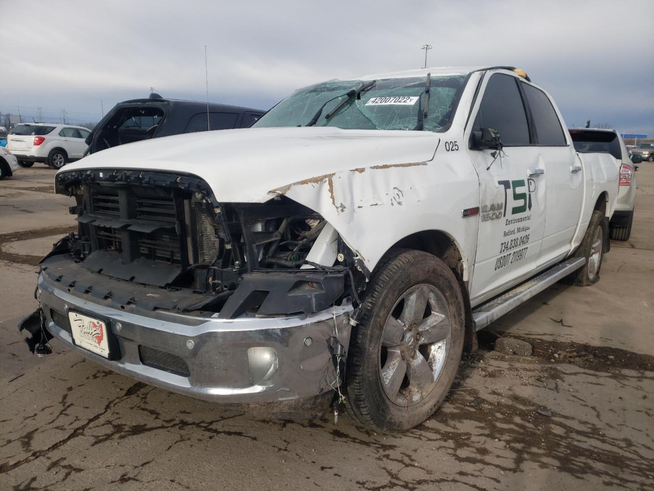 Photo 2 from auction – 2014 RAM 1500 SLT with VIN 1C6RR7LM9ES286177