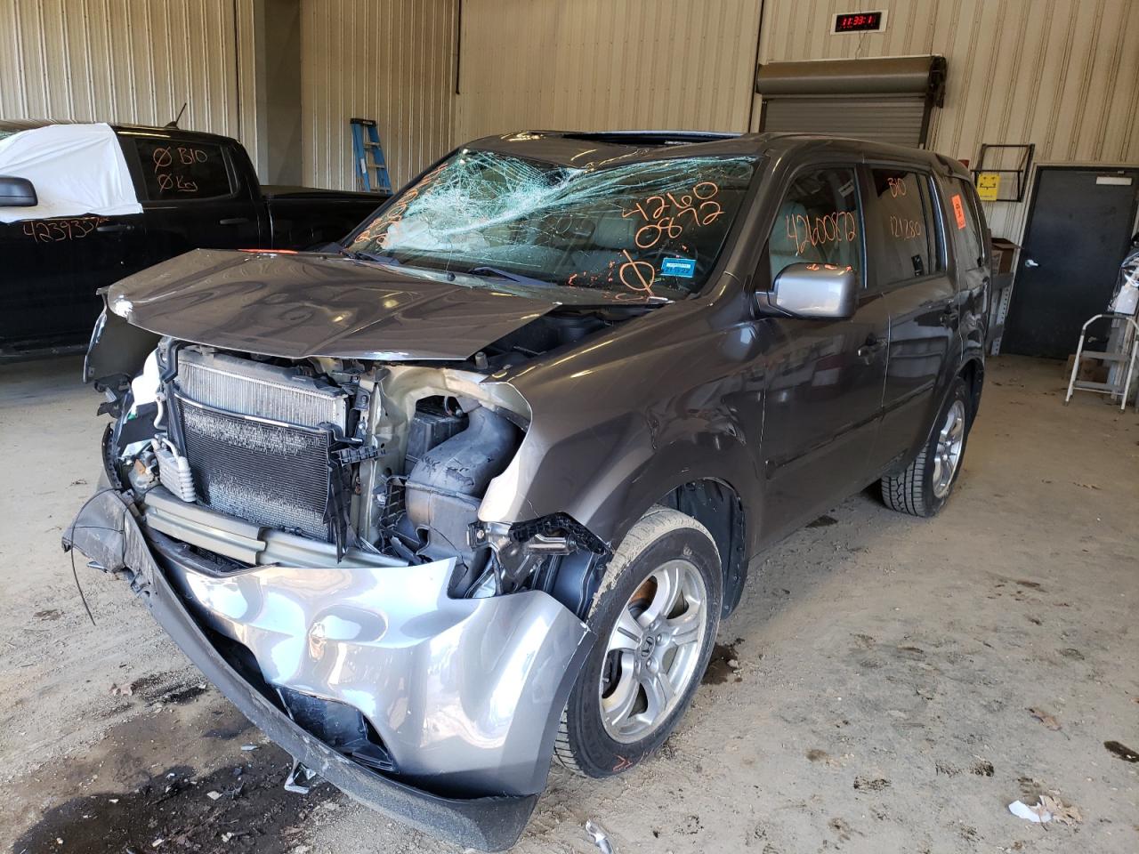 Photo 2 from auction – 2013 HONDA PILOT EXL with VIN 5FNYF4H56DB073888