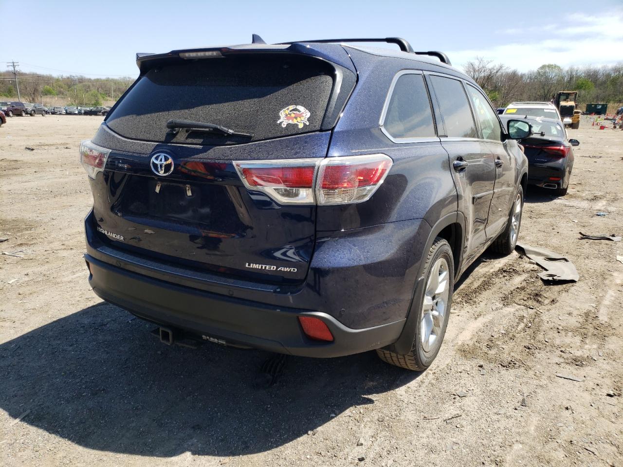 Photo 15 from auction – 2016 TOYOTA HIGHLANDER with VIN 5TDDKRFH7GS344526
