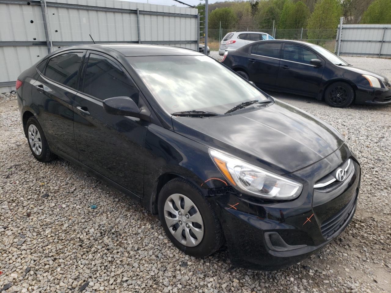 HYUNDAI ACCENT SE 2017 with VIN KMHCT4AE6HU224735 - Photo from auction