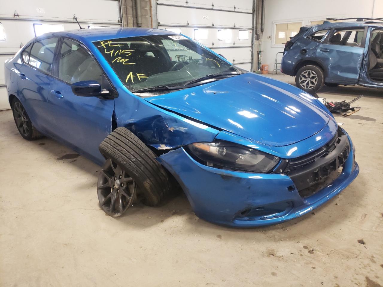 DODGE DART SXT 2015 with VIN 1C3CDFBB7FD301244 - Photo from auction