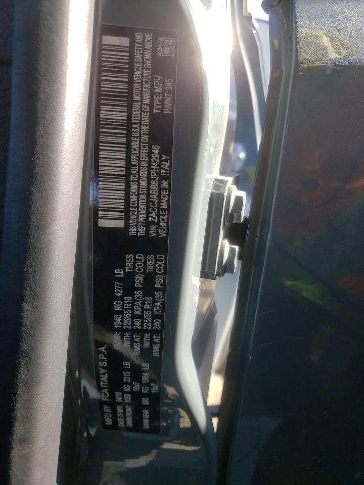 Photo 10 from auction – 2018 JEEP RENEGADE L with VIN ZACCJABB6JPH42946