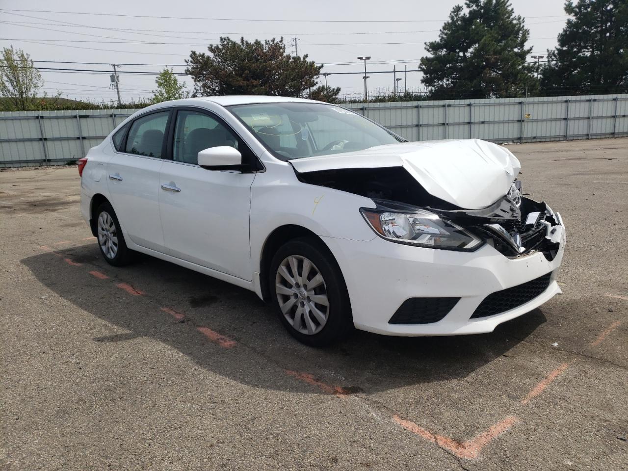 NISSAN SENTRA S 2016 with VIN 3N1AB7AP7GY218314 - Photo from auction