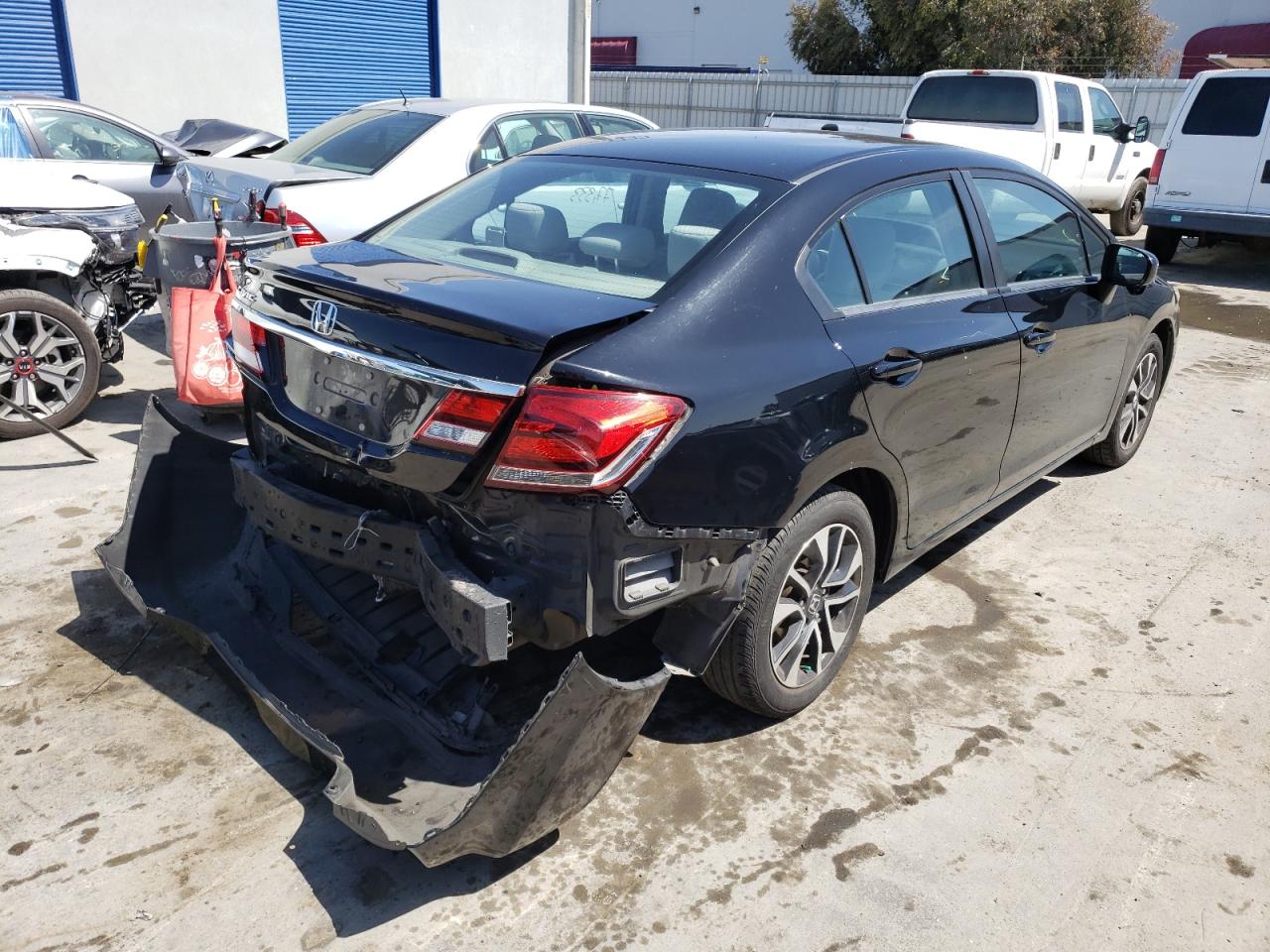 Photo 4 from auction – 2014 HONDA CIVIC EX with VIN 19XFB2F89EE267231