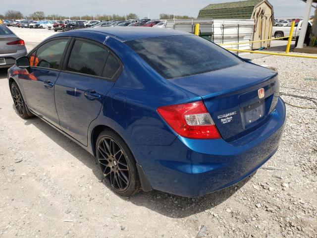 Photo 3 from auction – 2012 HONDA CIVIC LX with VIN 19XFB2F54CE038734