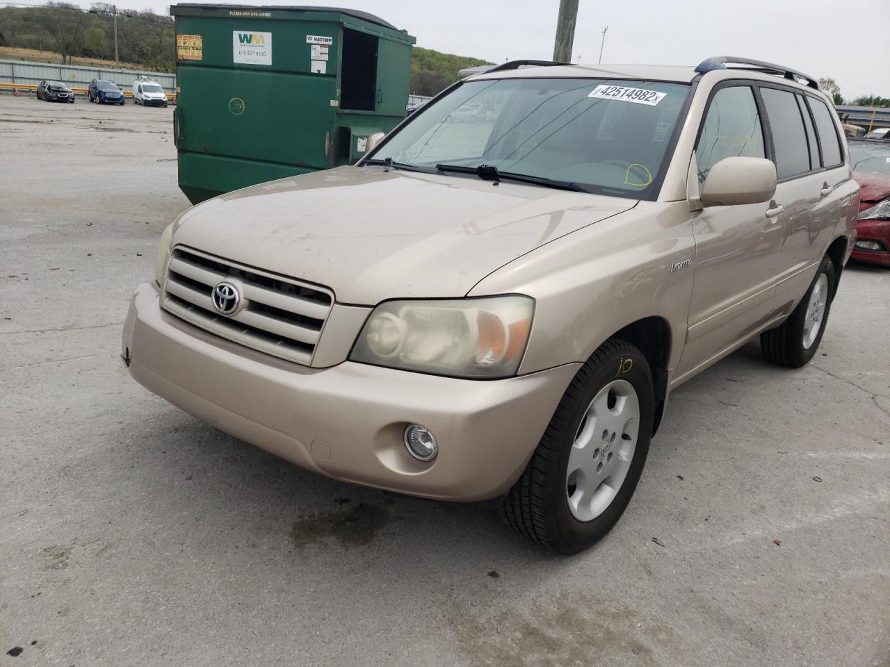 Photo 2 from auction – 2004 TOYOTA HIGHLANDER with VIN JTEDP21AX40008138