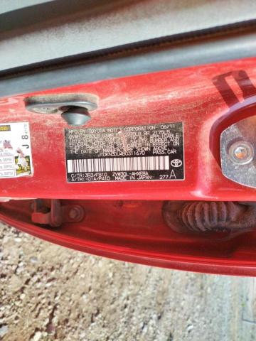 Photo 10 from auction – 2011 TOYOTA PRIUS with VIN JTDKN3DU4B0311670