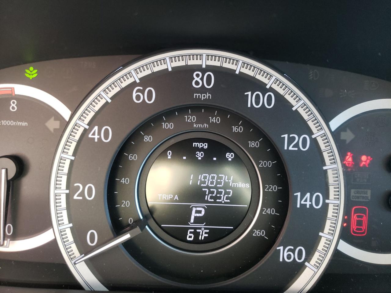 Photo 8 from auction – 2014 HONDA ACCORD LX with VIN 1HGCR2F34EA262199