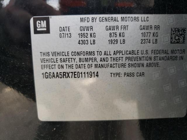 Foto 10 de la subasta – 2014 CADILLAC ATS con VIN 1G6AA5RX7E0111914