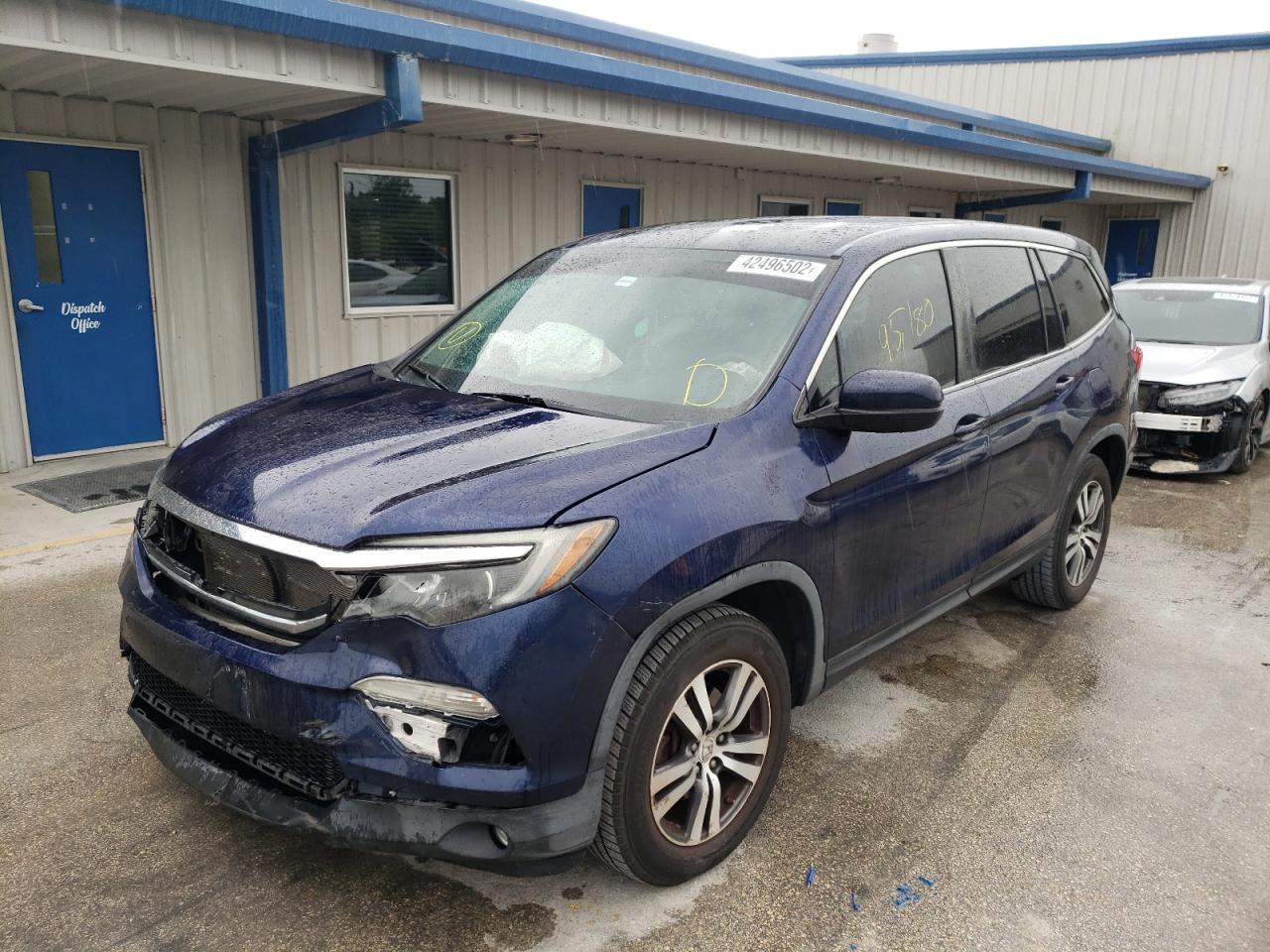 Photo 2 from auction – 2016 HONDA PILOT EX with VIN 5FNYF5H39GB053420
