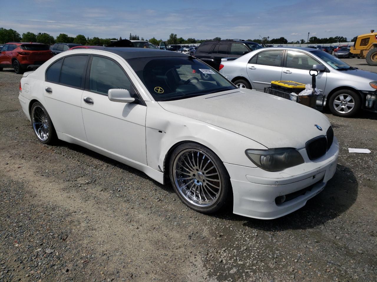 BMW 745 I 2003 with VIN WBAGL63403DP63797 - Photo from auction
