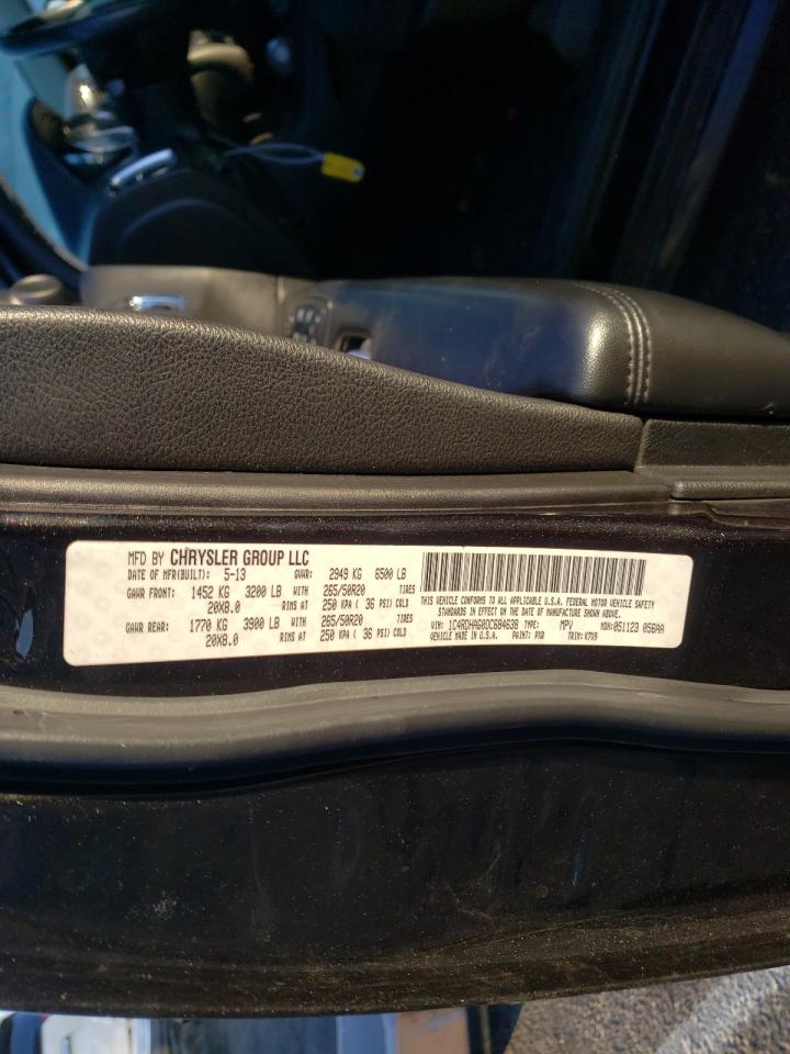 Photo 10 from auction – 2013 DODGE DURANGO SX with VIN 1C4RDHAG0DC684638