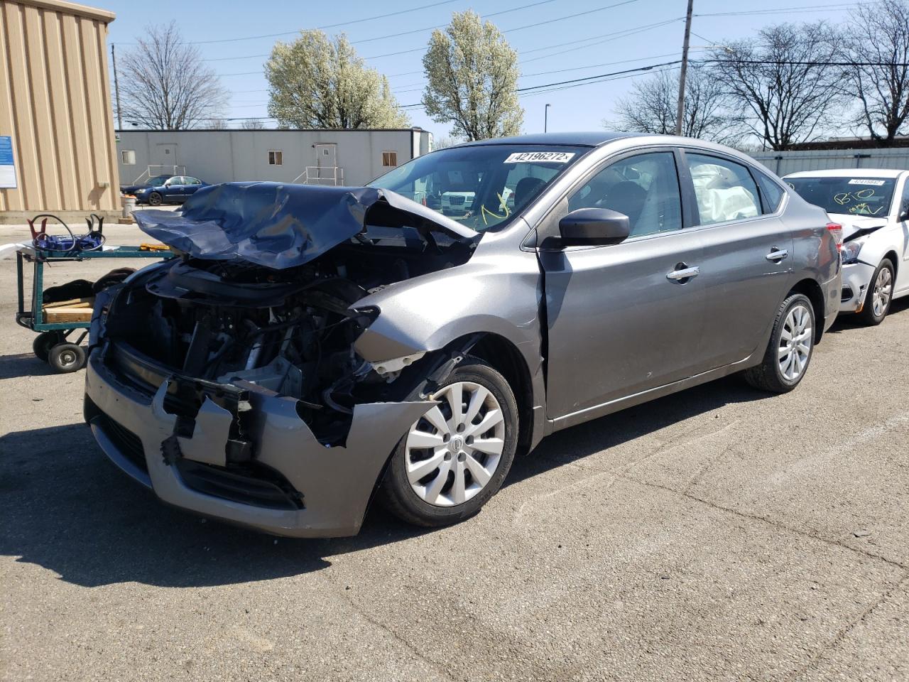 Photo 2 from auction – 2015 NISSAN SENTRA S with VIN 3N1AB7AP6FL676647