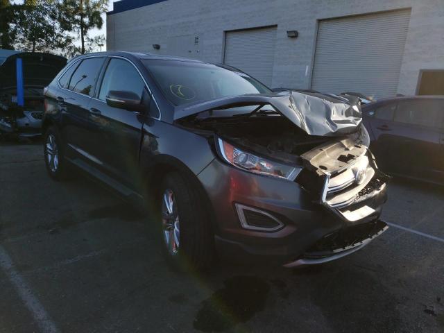 FORD EDGE SEL 2015 with VIN 2FMTK3J87FBB55922 - Photo from auction