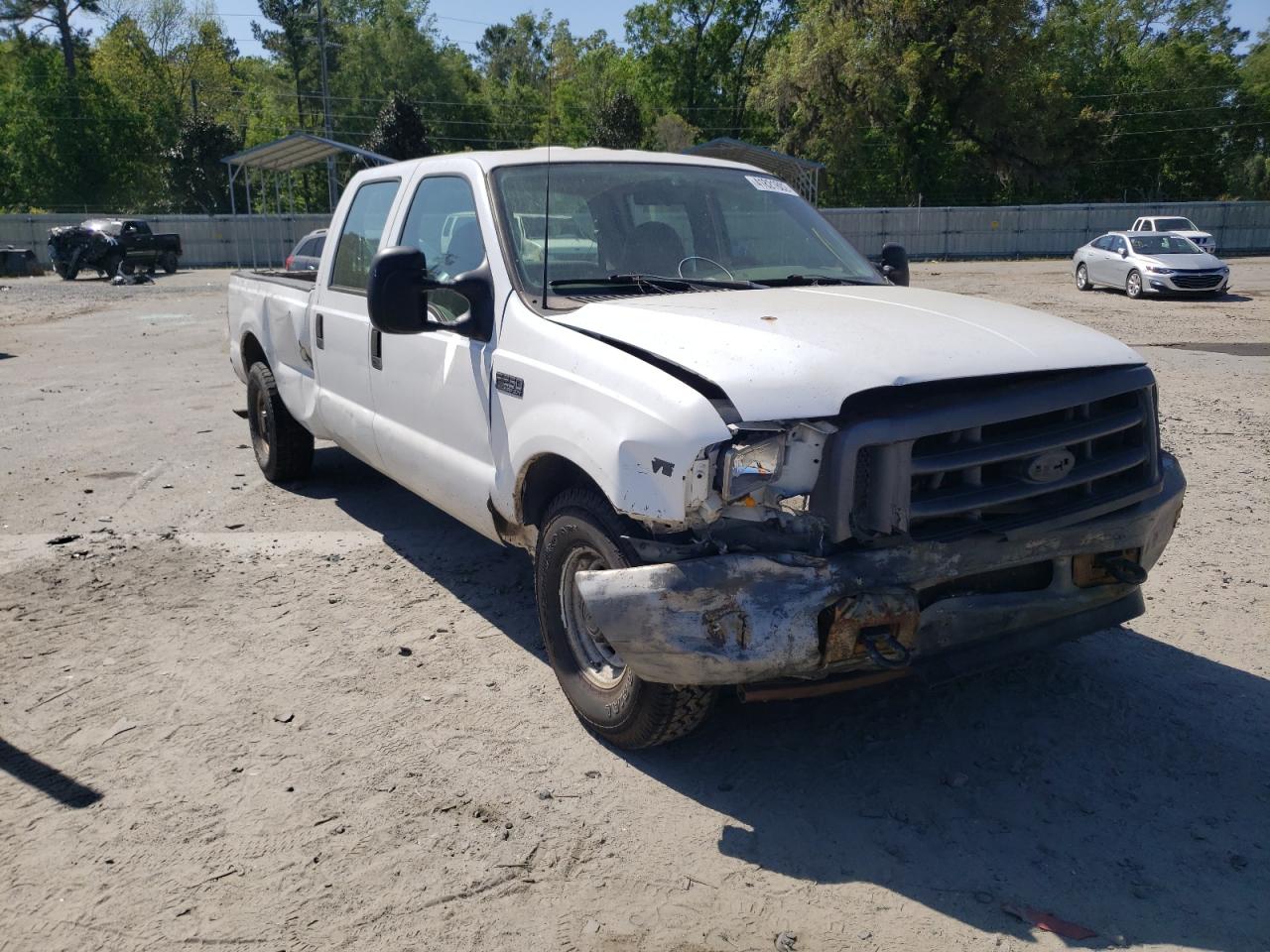 FORD F250 SUPER 2002 with VIN 1FTNW20LX2ED06154 - Photo from auction