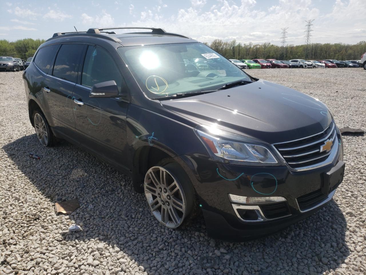CHEVROLET TRAVERSE L 2015 with VIN 1GNKVGKD3FJ329000 - Photo from auction