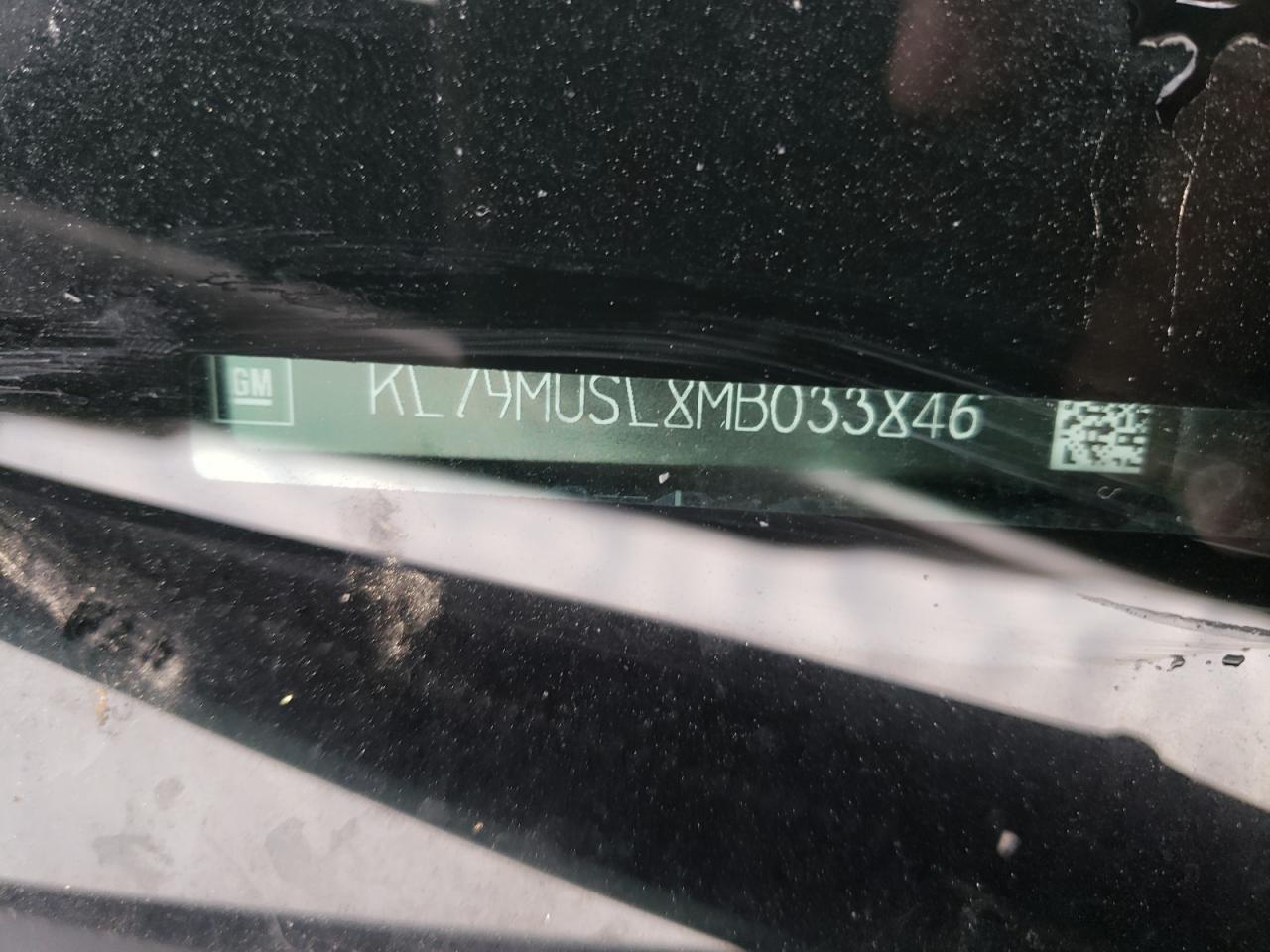 Photo 10 from auction – 2021 CHEVROLET TRAILBLAZE with VIN KL79MUSL8MB033846