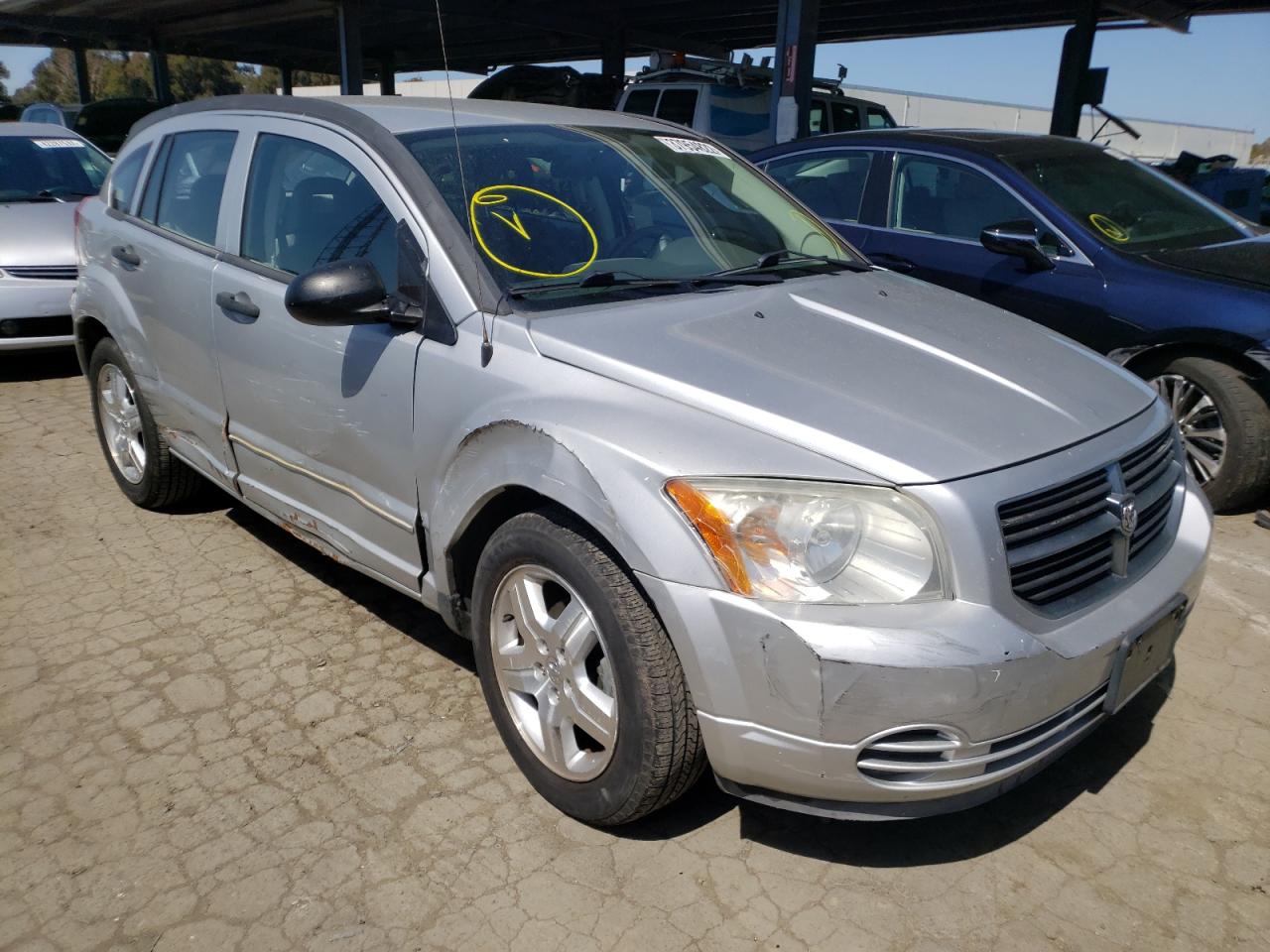 DODGE CALIBER SX 2007 with VIN 1B3HB48B27D252704 - Photo from auction