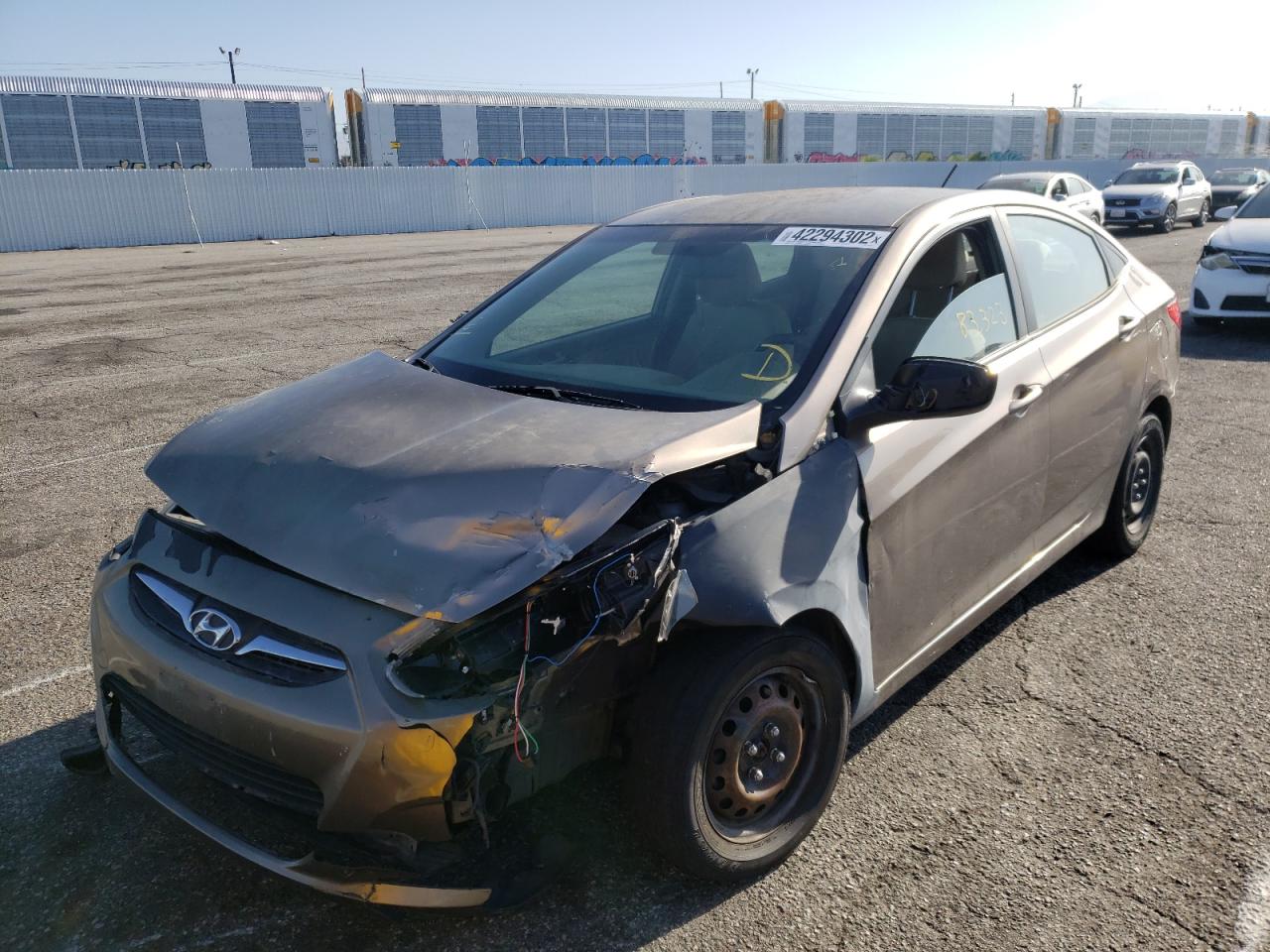 Photo 2 from auction – 2014 HYUNDAI ACCENT GLS with VIN KMHCT4AEXEU627564