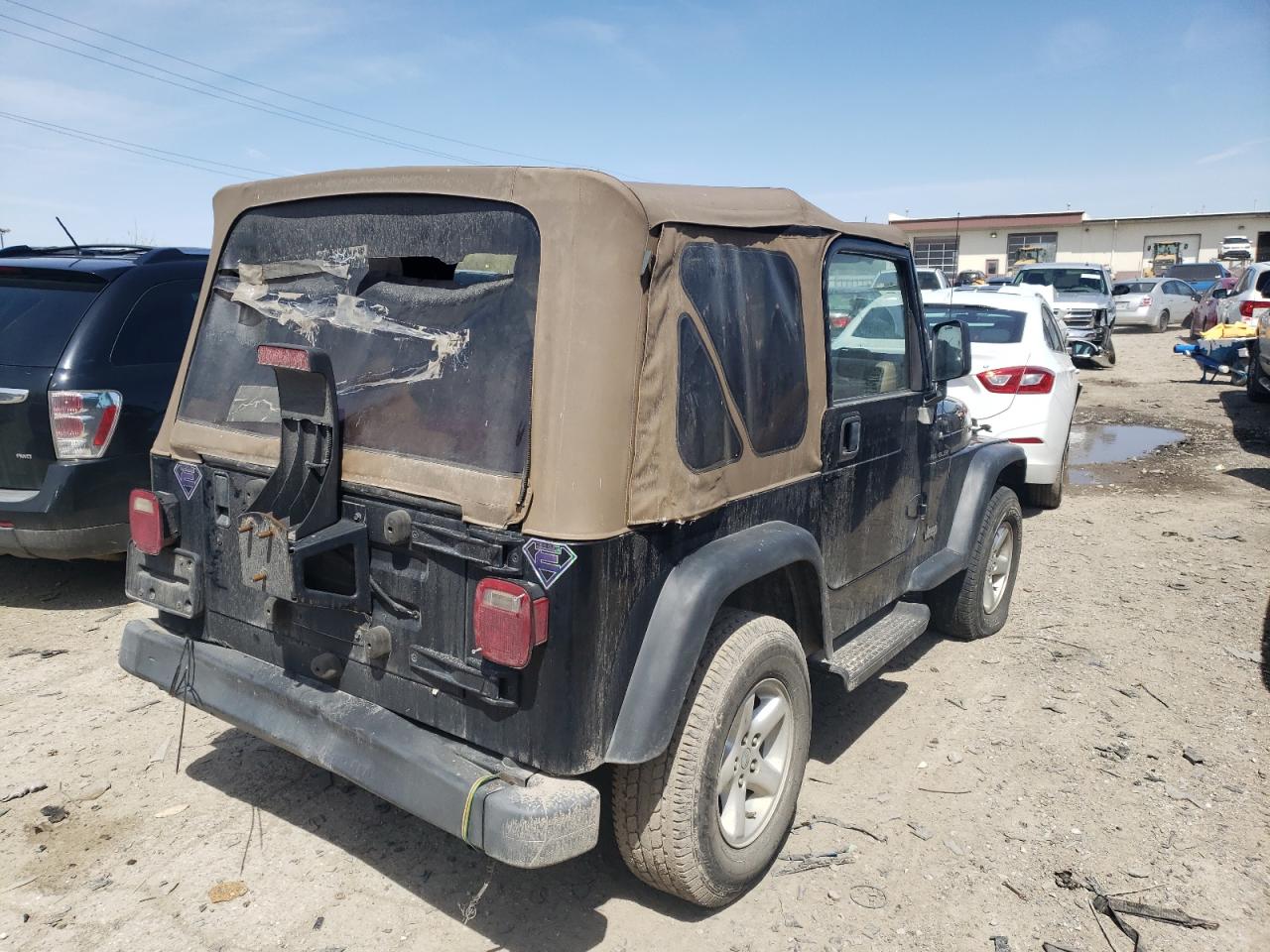 Photo 4 from auction – 2000 JEEP WRANGLER / with VIN 1J4FA29P7YP730617