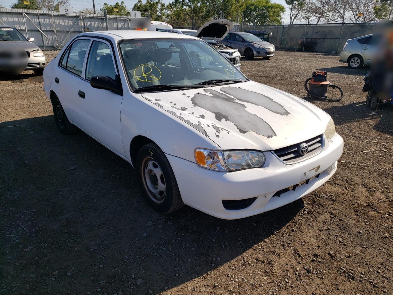 TOYOTA COROLLA CE 2001 with VIN 1NXBR12E41Z451404 - Photo from auction