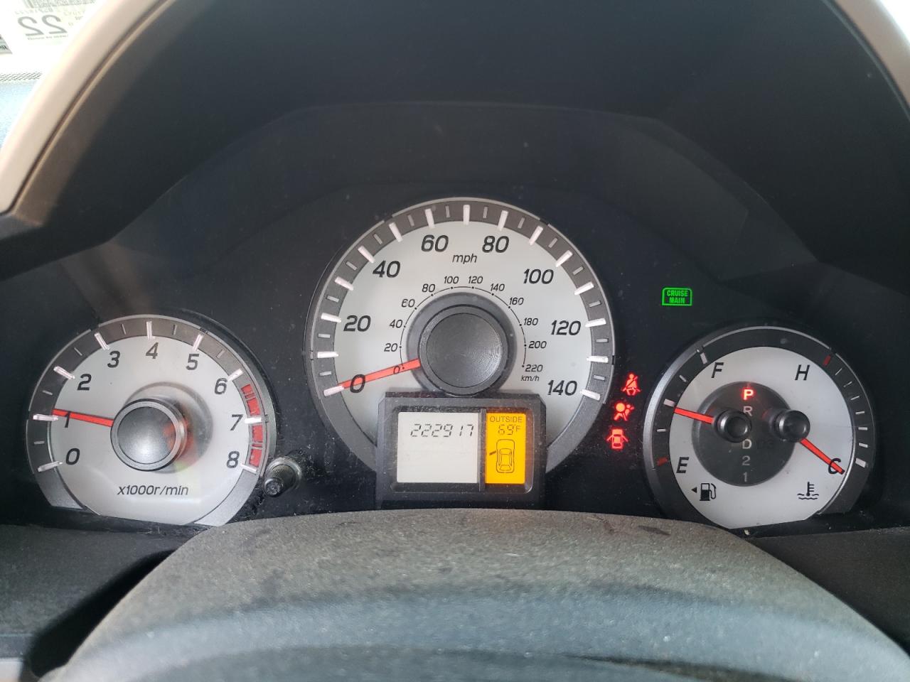 Photo 8 from auction – 2013 HONDA PILOT EX with VIN 5FNYF4H47DB077052