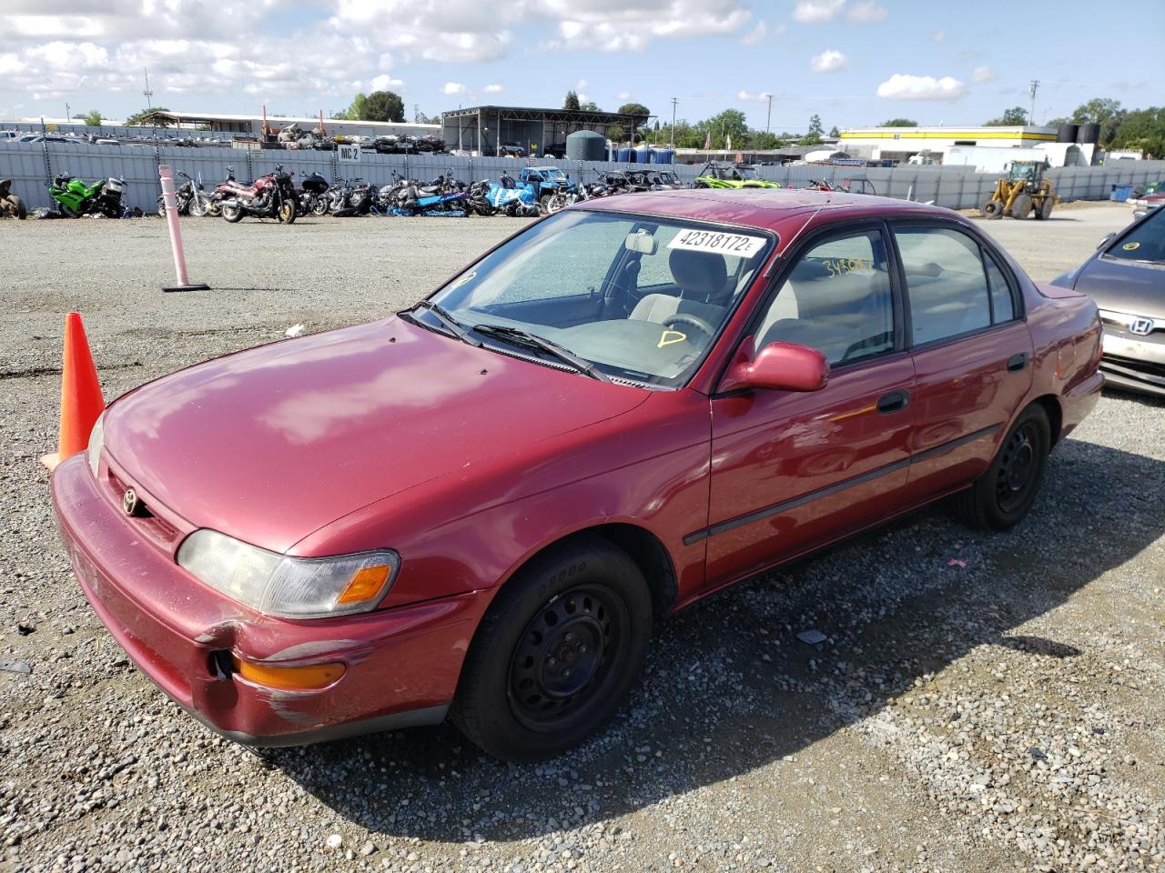 Photo 2 from auction – 1996 TOYOTA COROLLA DX with VIN 1NXBB02E2TZ496410