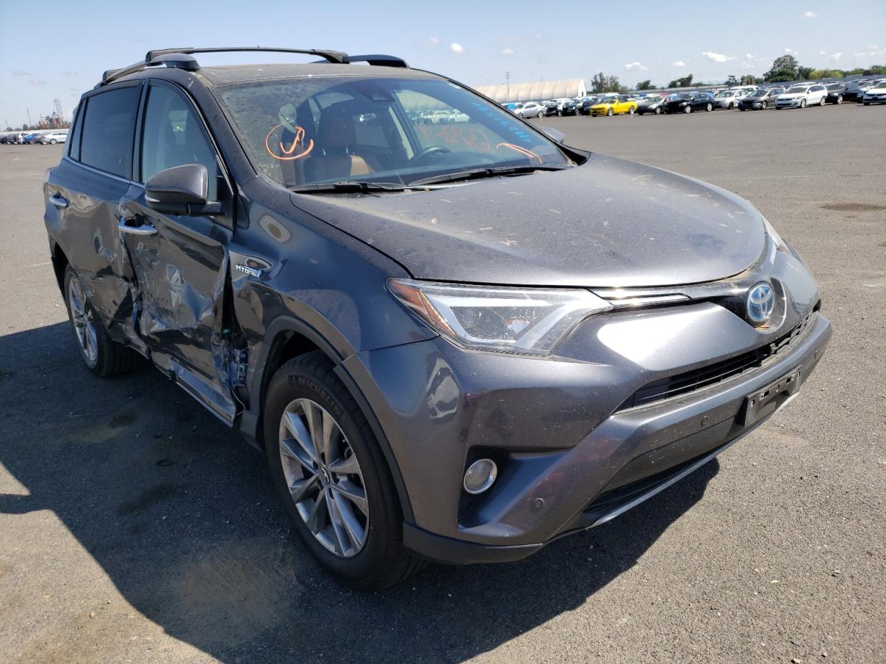 TOYOTA RAV4 HV LI 2017 with VIN JTMDJREV1HD074071 - Photo from auction
