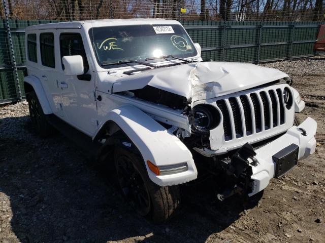 JEEP WRANGLER U 2021 with VIN 1C4HJXEG7MW586939 - Photo from auction