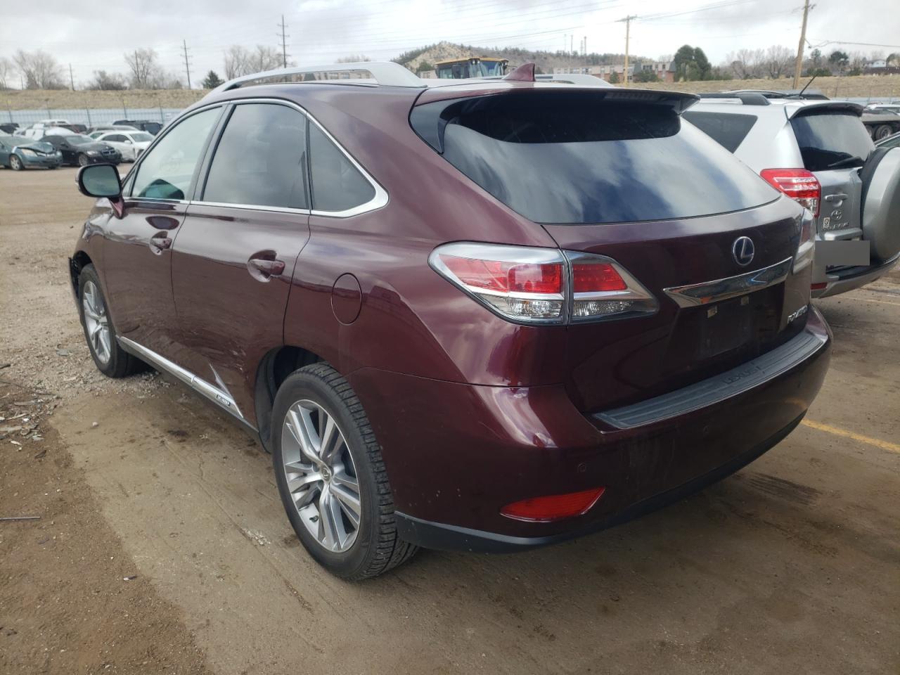 Photo 3 from auction – 2015 LEXUS RX 450H with VIN 2T2BC1BA2FC009448