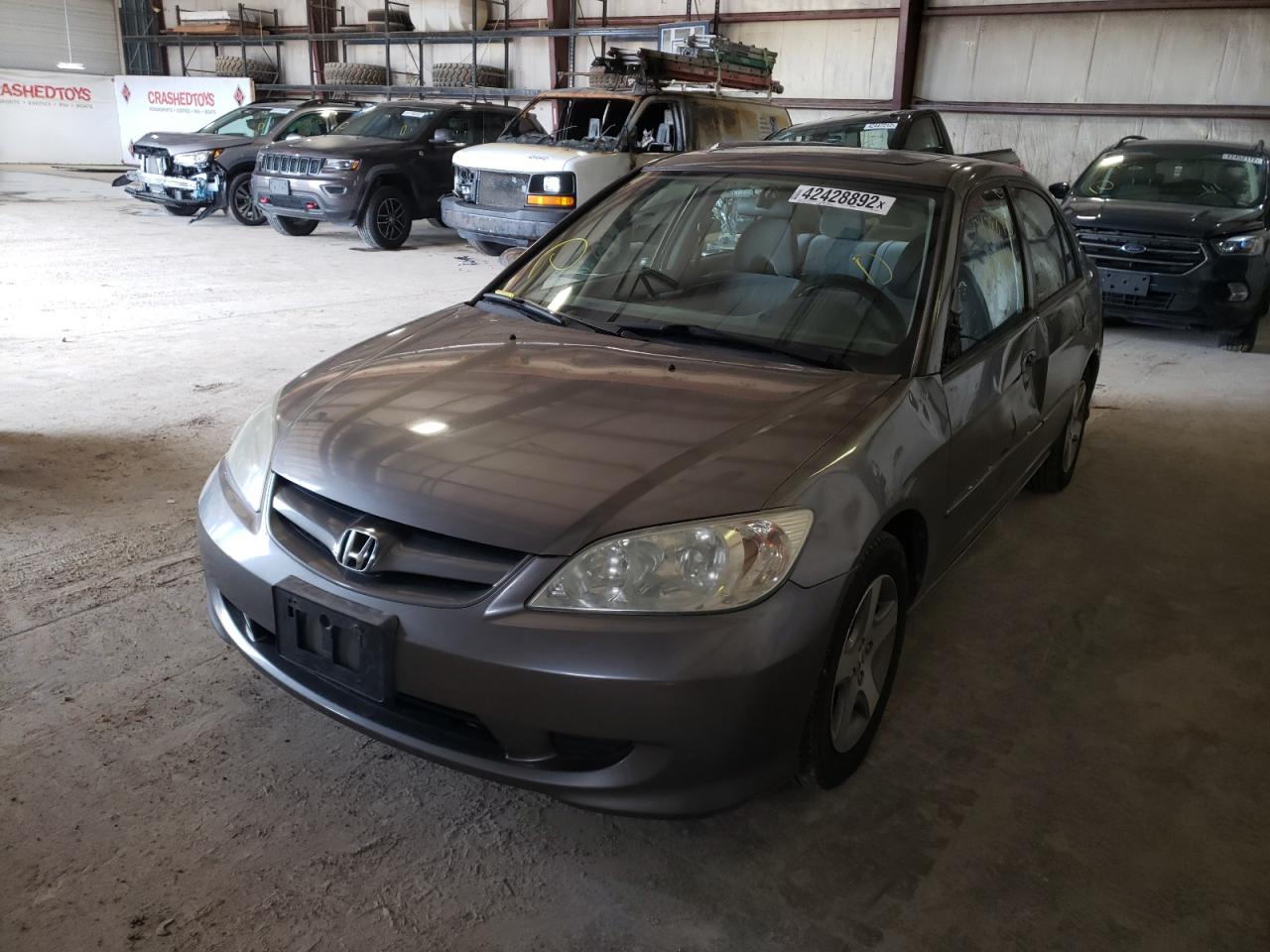 Photo 2 from auction – 2004 HONDA CIVIC EX with VIN 2HGES267X4H622138