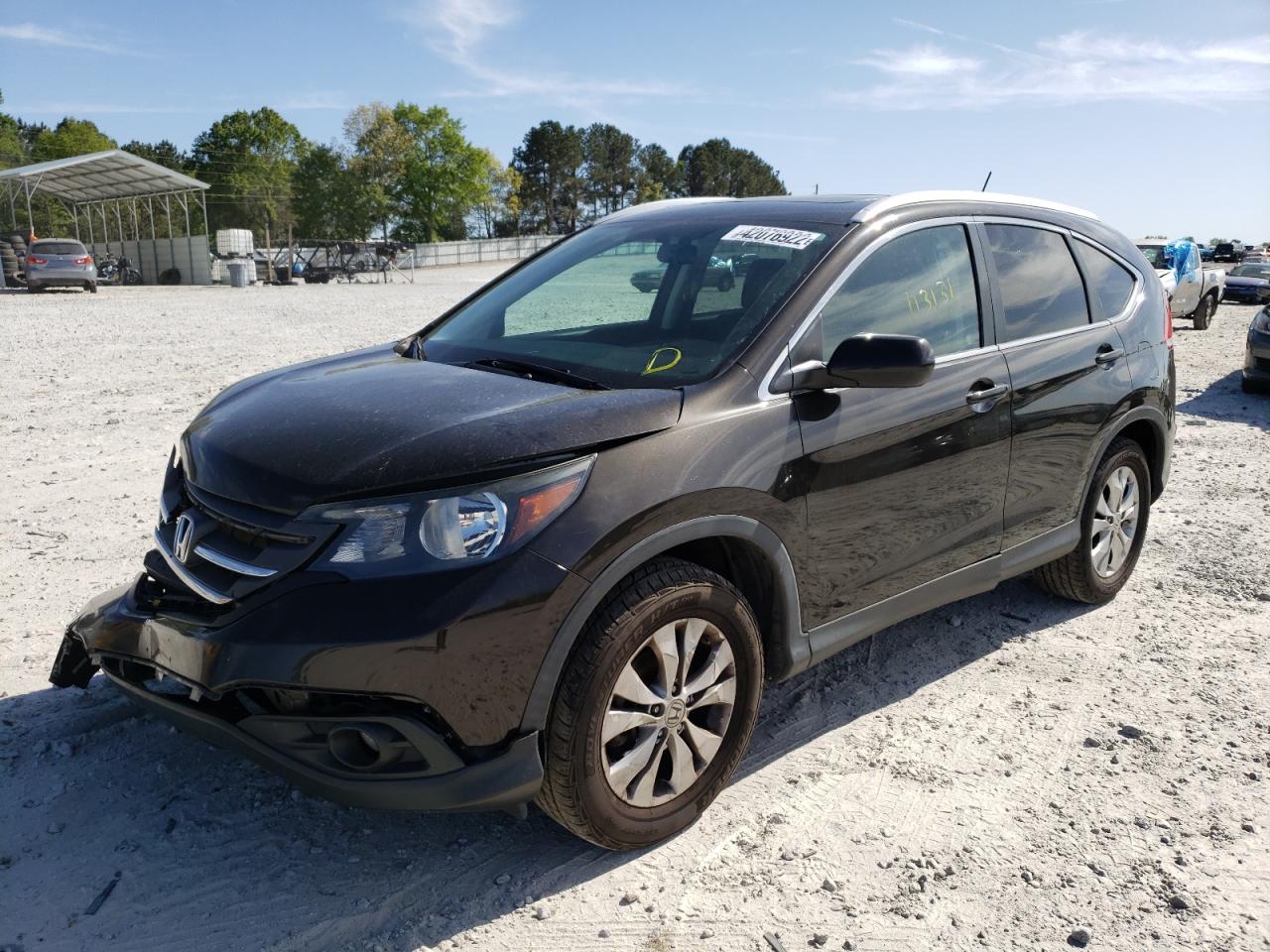 Photo 2 from auction – 2013 HONDA CR-V with VIN 5J6RM4H76DL044748