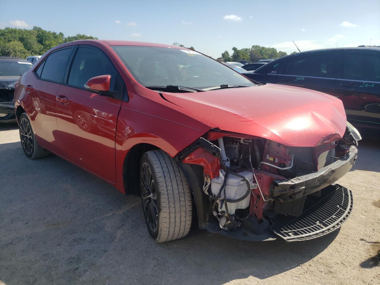 TOYOTA COROLLA L 2015 with VIN 2T1BURHE4FC258912 - Photo from auction