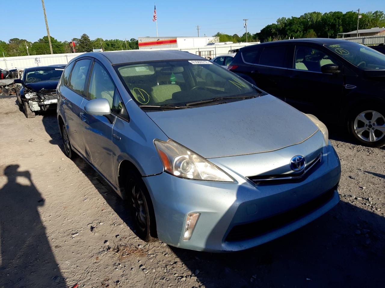 TOYOTA PRIUS V 2012 with VIN JTDZN3EU2C3092155 - Photo from auction