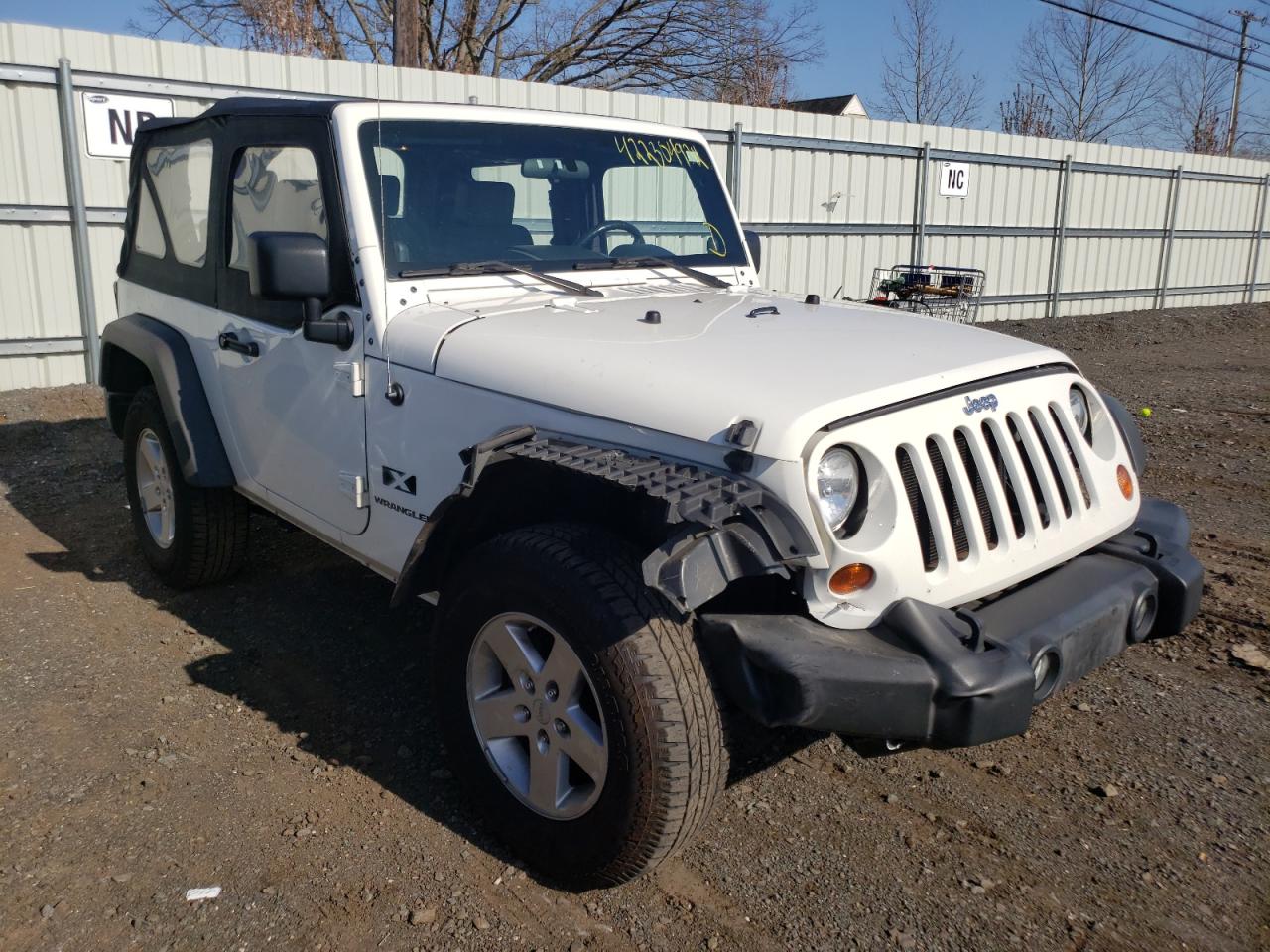 JEEP WRANGLER X 2008 with VIN 1J4FA24158L601656 - Photo from auction