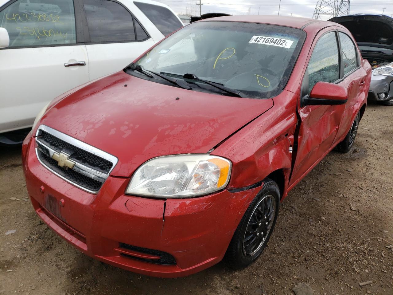 Photo 2 from auction – 2007 CHEVROLET AVEO BASE with VIN KL1TD56687B141754