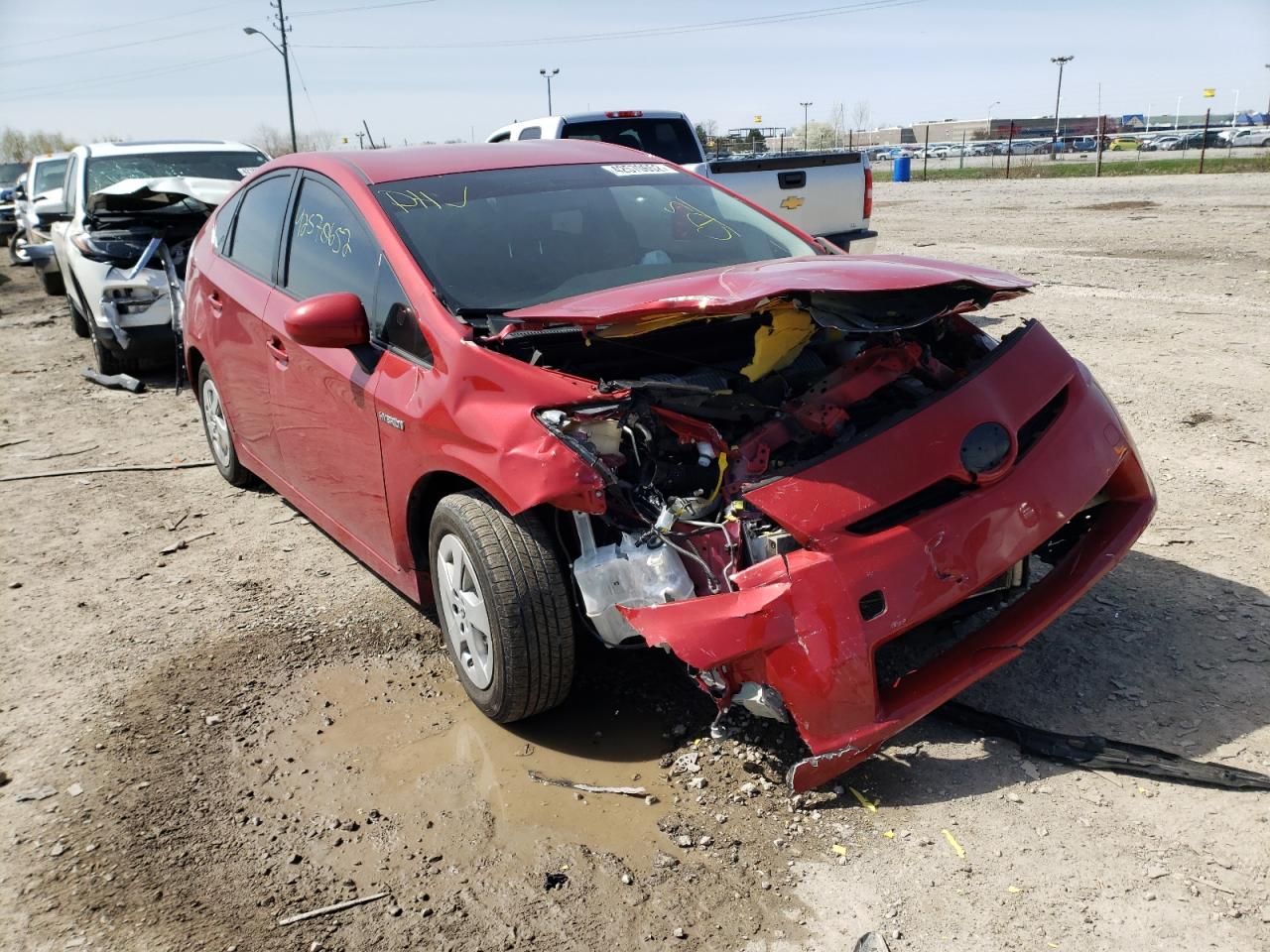 TOYOTA PRIUS 2011 with VIN JTDKN3DU1B5341308 - Photo from auction