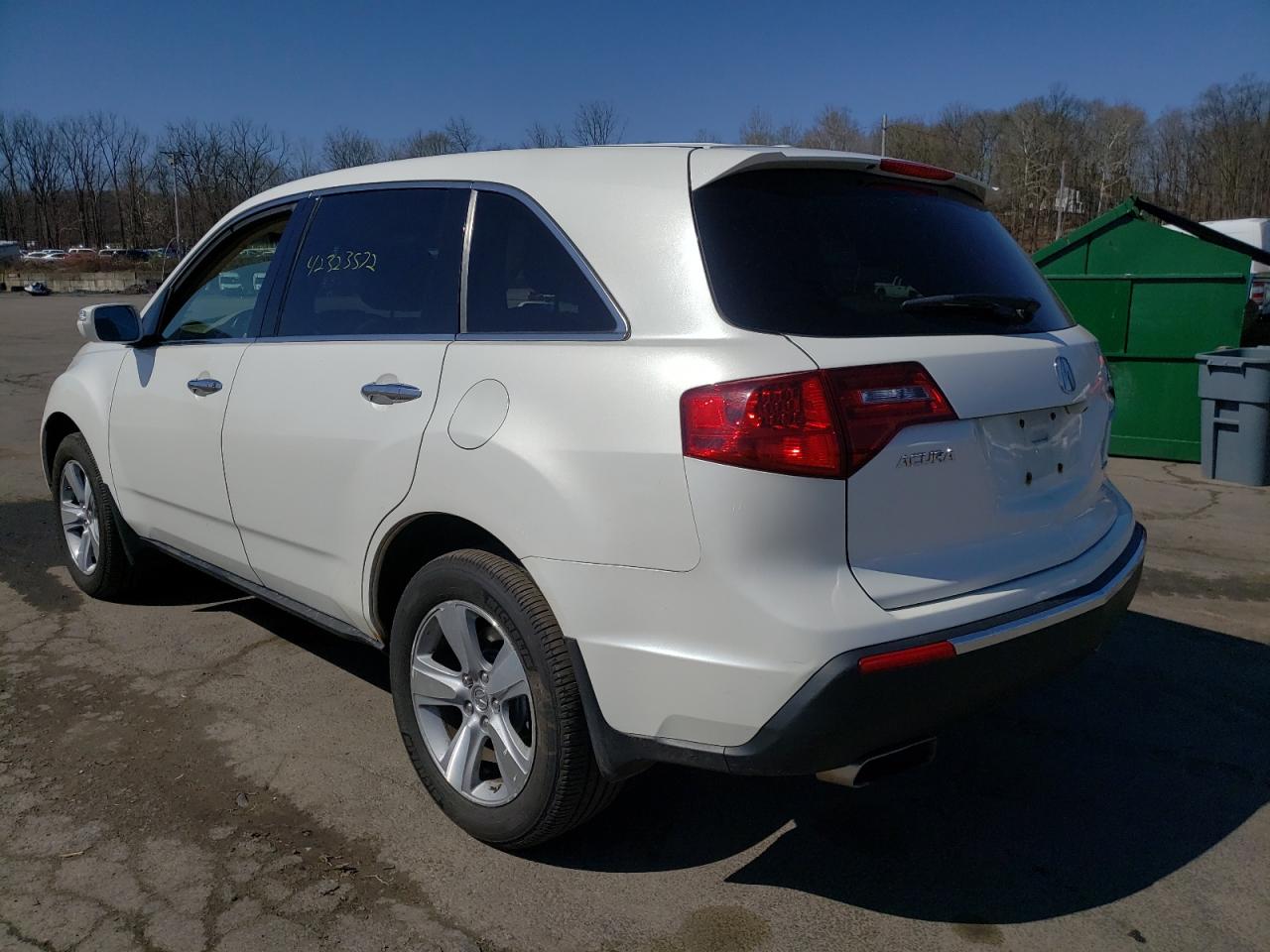 Photo 3 from auction – 2010 ACURA MDX TECHNO with VIN 2HNYD2H62AH520722