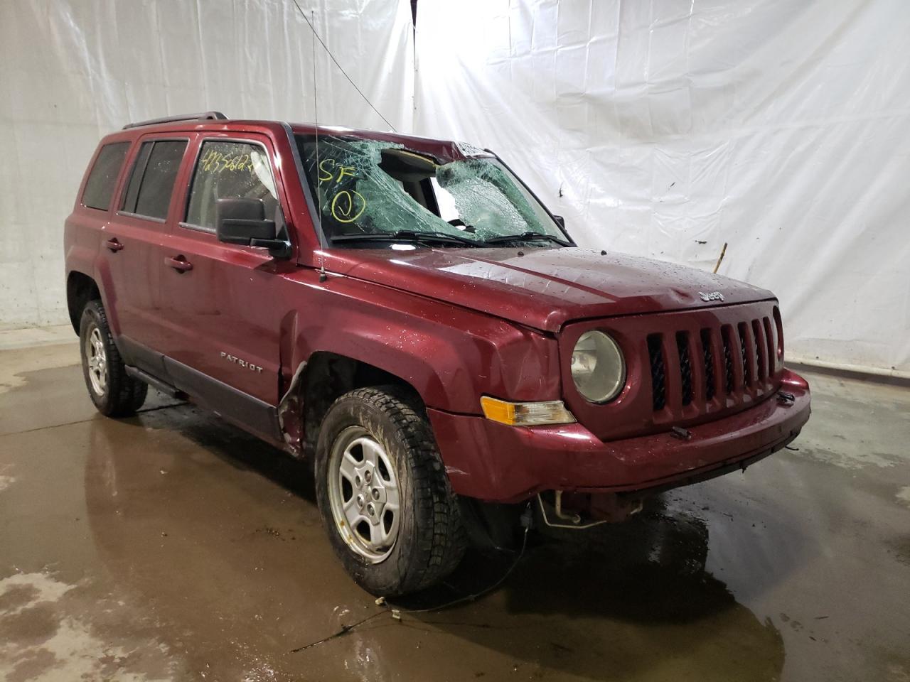 JEEP PATRIOT SP 2014 with VIN 1C4NJRBB6ED523089 - Photo from auction