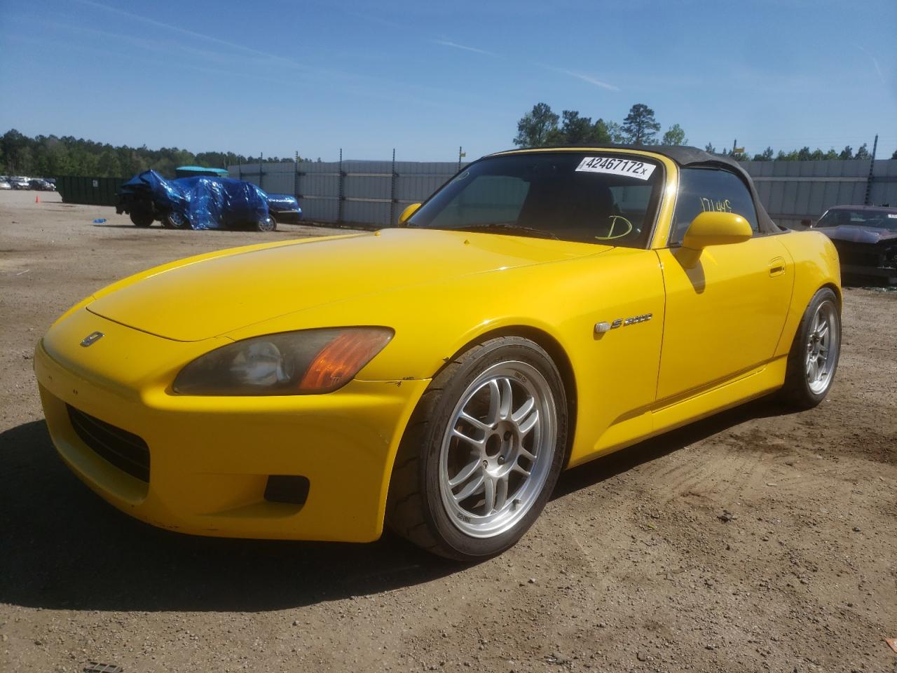 Photo 2 from auction – 2001 HONDA S2000 with VIN JHMAP11471T003550