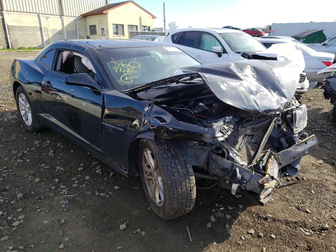 CHEVROLET CAMARO LS 2015 with VIN 2G1FB1E37F9242501 - Photo from auction