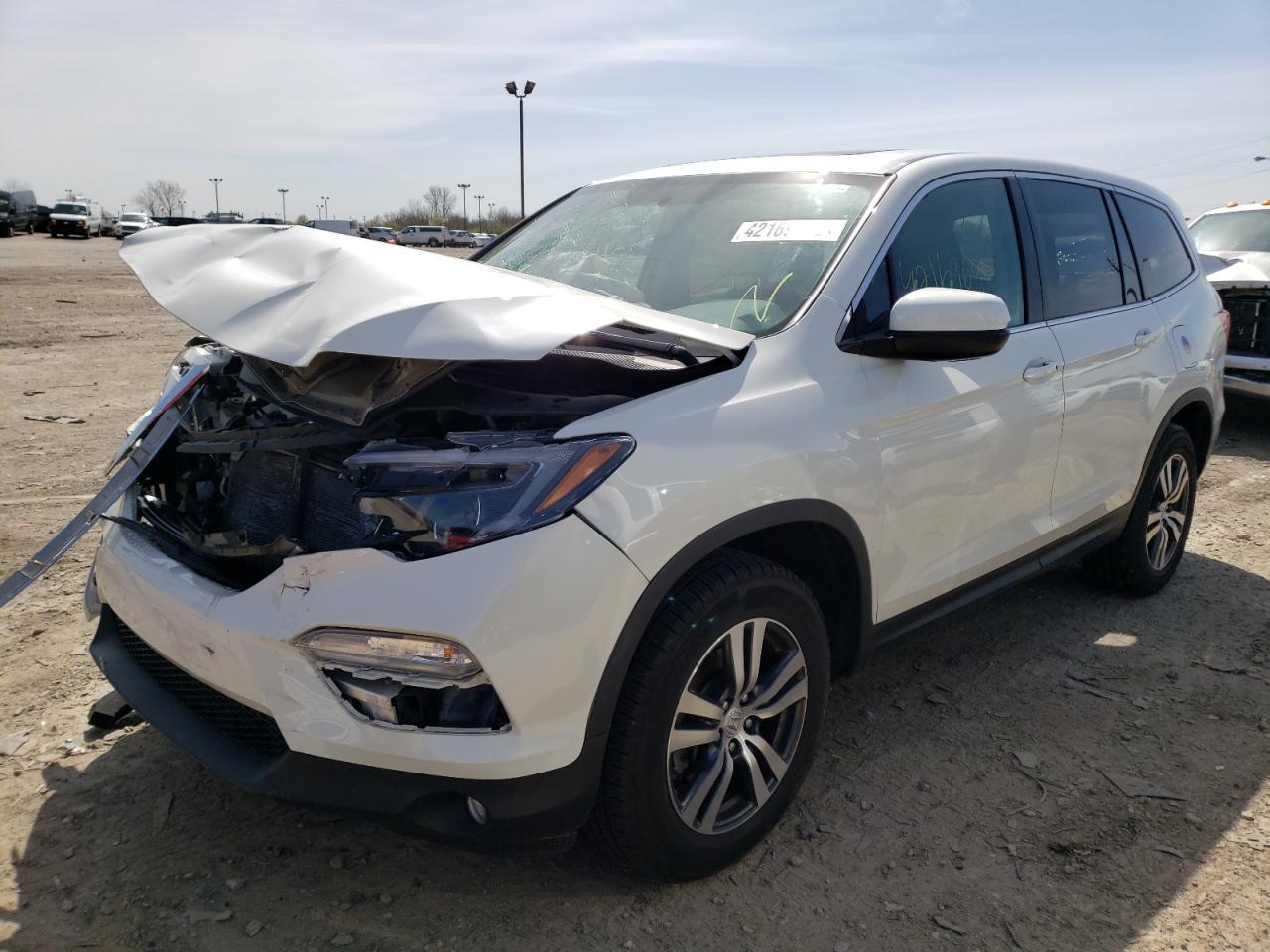 Photo 2 from auction – 2017 HONDA PILOT EXL with VIN 5FNYF6H51HB097159