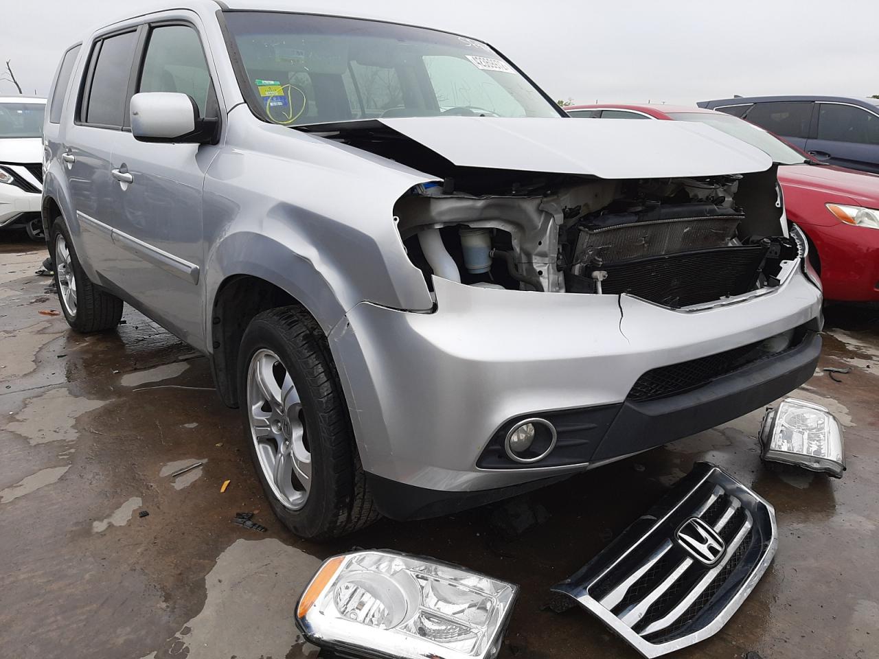 HONDA PILOT EXL 2015 with VIN 5FNYF3H58FB027590 - Photo from auction