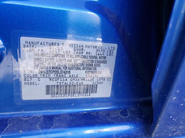 Photo 10 from auction – 2014 NISSAN VERSA NOTE with VIN 3N1CE2CP2EL374318