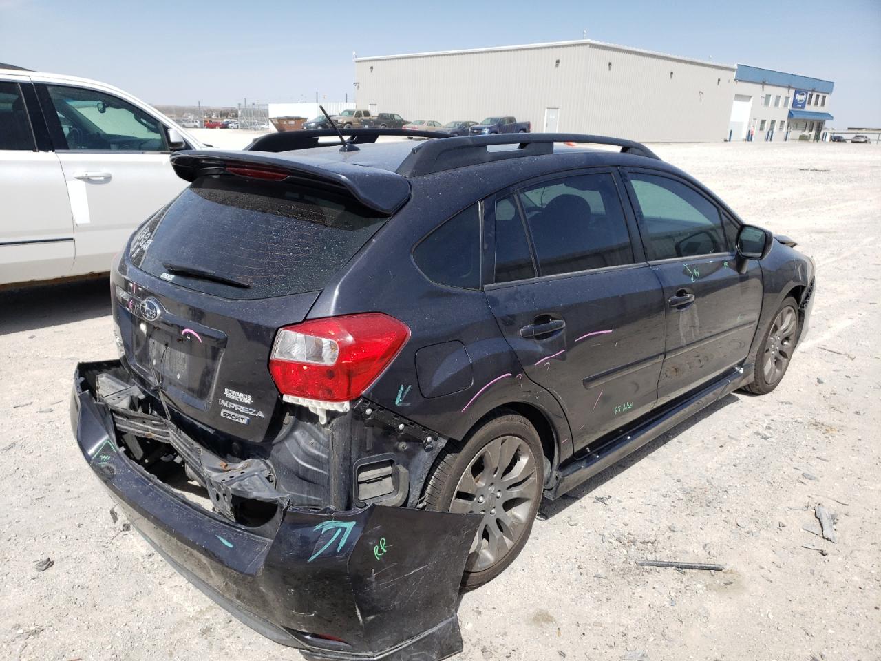 Photo 4 from auction – 2013 SUBARU IMPREZA SP with VIN JF1GPAL60DH831589