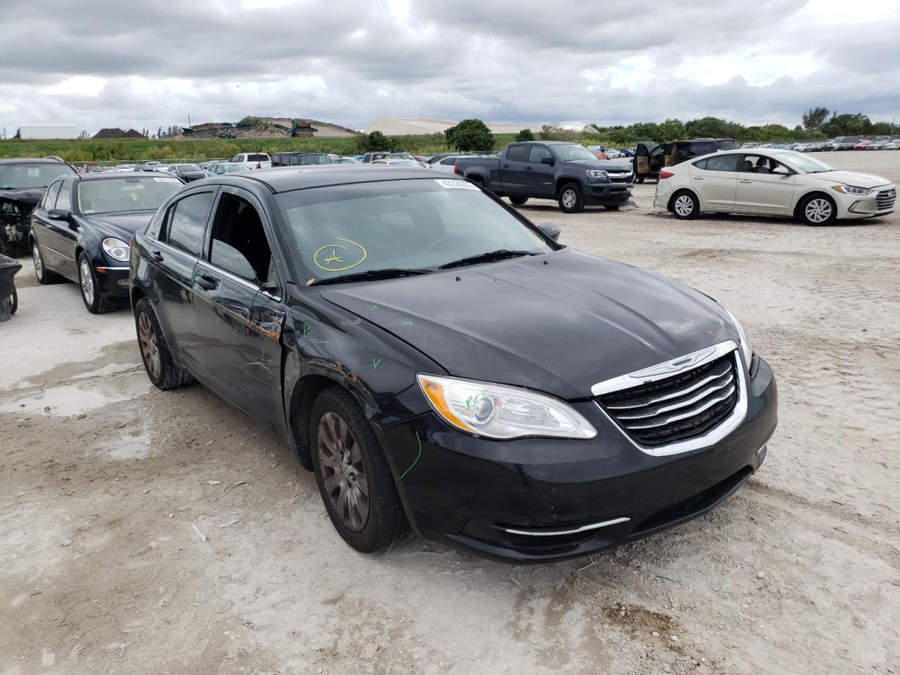 CHRYSLER 200 LX 2014 with VIN 1C3CCBAB6EN210066 - Photo from auction